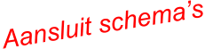 Aansluit schema’s