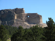 crazy horse memorial in aanbouw